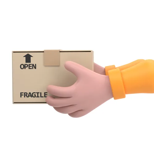 parcel cardboard box delivery man hands delivery service concept jpg