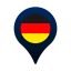 germany-flag-and-map-pointer-icon-vector