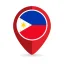 map_pointer_with_contry_philippines_philippines_flag_vector_illustration